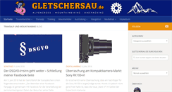 Desktop Screenshot of gletschersau.de
