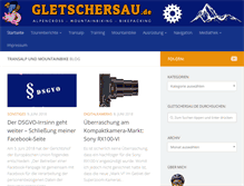 Tablet Screenshot of gletschersau.de